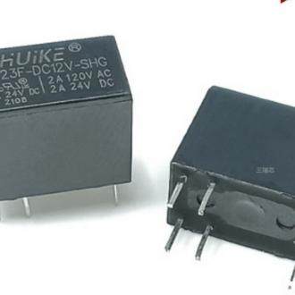 全新汇科继电器 HK23F-DC3/5/9/12/24V-SHG 一组转换 6脚2A 120V