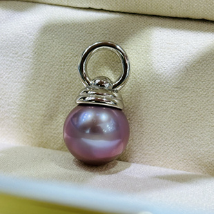 拉环大盖帽精工s925纯银吊坠可配11-12-13mm珍珠