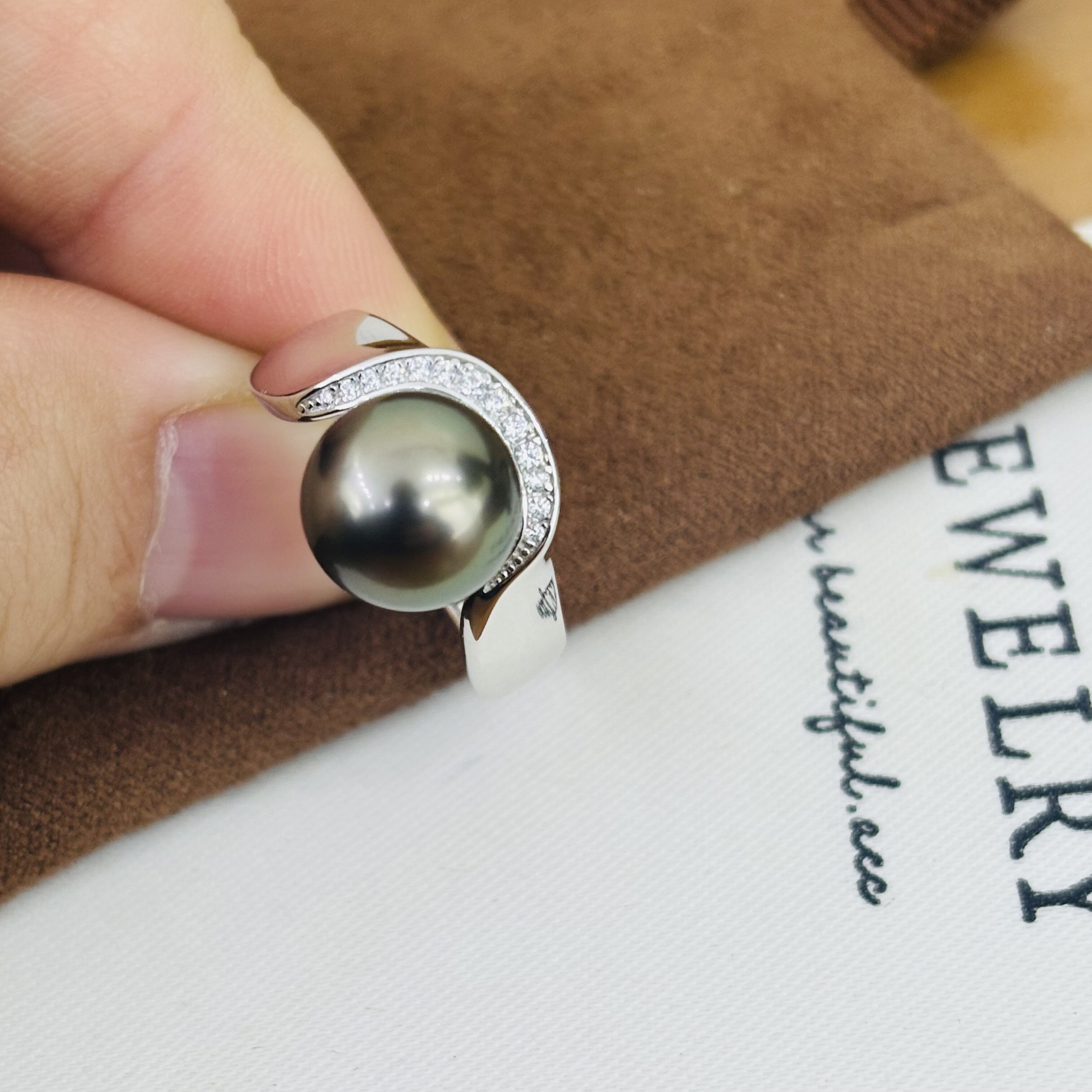 精工diy配件戒指配件可配9-10以内珍珠