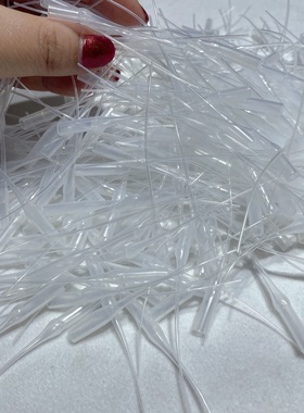 珍珠DIY配件纯手工胶水白色滴管子头饰品胶水堵塞滴管头备用管