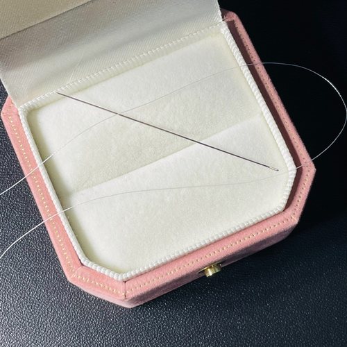 DIY珍珠项链手链穿珍珠针引针加15cm引线