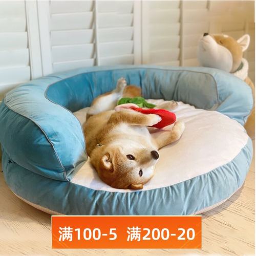 可拆洗狗窝柴犬柯基泰迪法斗睡觉加大宠物沙发耐抓耐咬保暖狗狗床