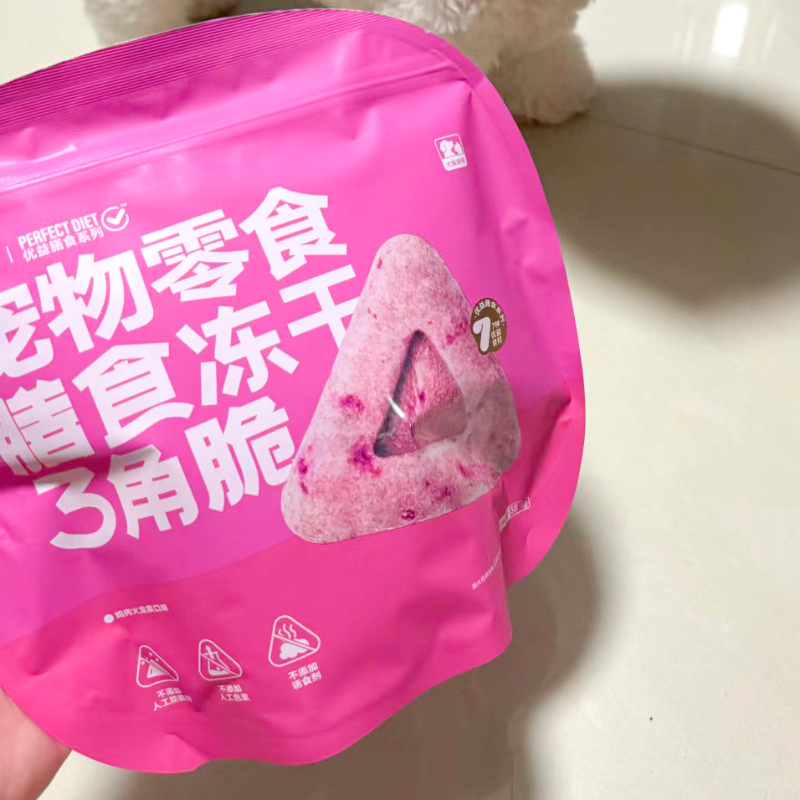 派膳师宠物零食膳食冻干三角脆