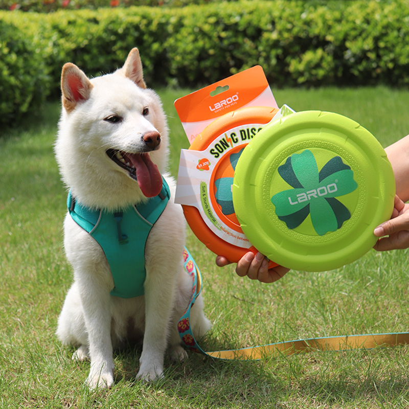 飞盘狗专用飞盘Laroo莱诺 边牧宠物户外互动活动柴犬训练狗狗玩具 宠物/宠物食品及用品 飞盘 原图主图