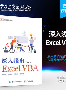 官方旗舰店 深入浅出Excel VBA  Excel VBA程序设计教程 Excel VBA编程 VBA格式排版文件管理窗体设计集合字典正则表达式