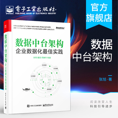 数据中台架构 企业数据化实践 张旭 戴丽编著 商业创新数据体系建设运营管理 数据中台建设质量提升教程阿里巴巴中台战略