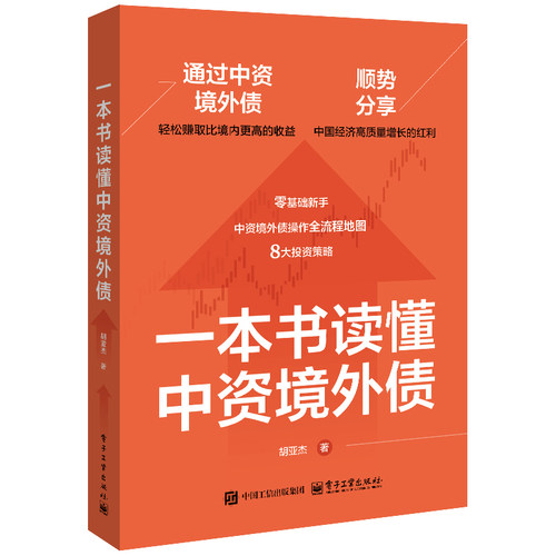 官方旗舰店 一本书读懂中资境外债 胡亚杰 著 中资境外债投资技巧操作要点教程 投资策略风险管理法律法规大全书籍 电子工业出版社