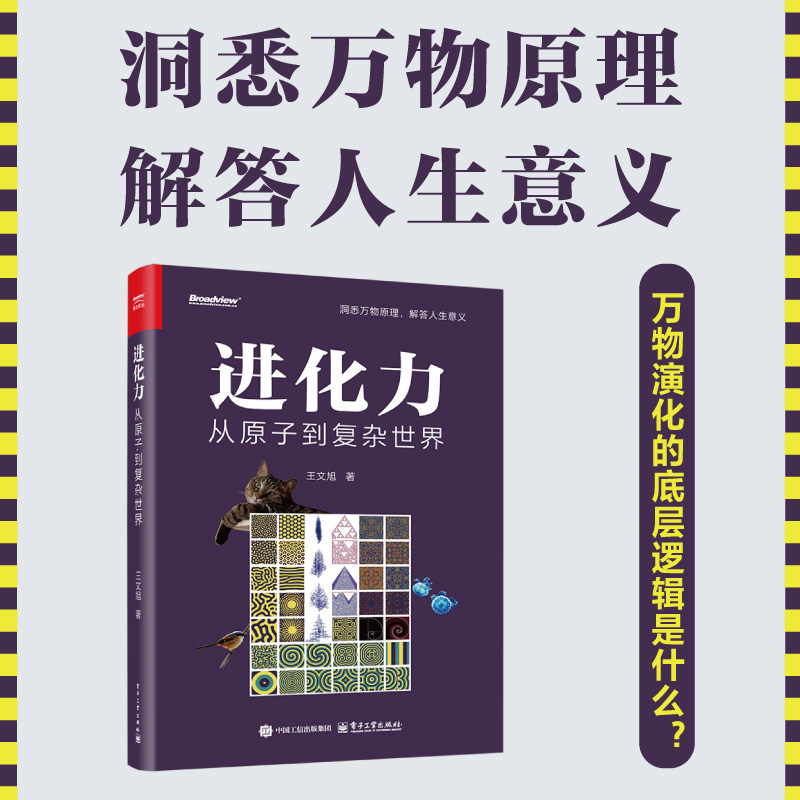 官方旗舰店 进化力 从原子到复杂世界 王文旭 著 行文深入浅出 通俗易懂 适合各年龄段的科学文化与哲学爱好者阅读 电子工业出版社 - 实物图