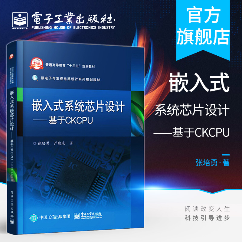 官方旗舰店 嵌入式系统芯片设计 基于CKCPU 基于中天微国产集成电路AMBA/AXI总线嵌入式CPU 片上系统硬件电路设计书籍