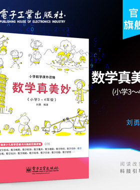 官方旗舰店 数学真美妙 小学3～4年级 刘勇 趣味数学课外读物 思维训练 少儿数学思维 快乐体验数学魅力 自觉增强学习兴趣