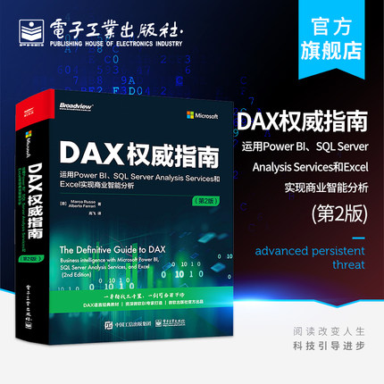 官方旗舰店 DAX权威指南 运用Power BI SQL Server Analysis Services和Excel实现商业智能分析 第2版 DAX经典教材书籍微软BI书