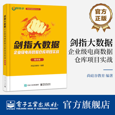 官方旗舰店 剑指大数据 企业级电商数据仓库项目实战 精华版 讲解电商行业数据仓库项目构建过程 提供详尽思路分析 尚硅谷教育 著