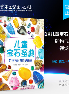 【自营旗舰店】 DK儿童宝石圣典 矿物与岩石视觉图鉴 科普书籍 领略宝物的奇特之美 珠宝红黄蓝绿宝石收藏鉴赏参考书籍