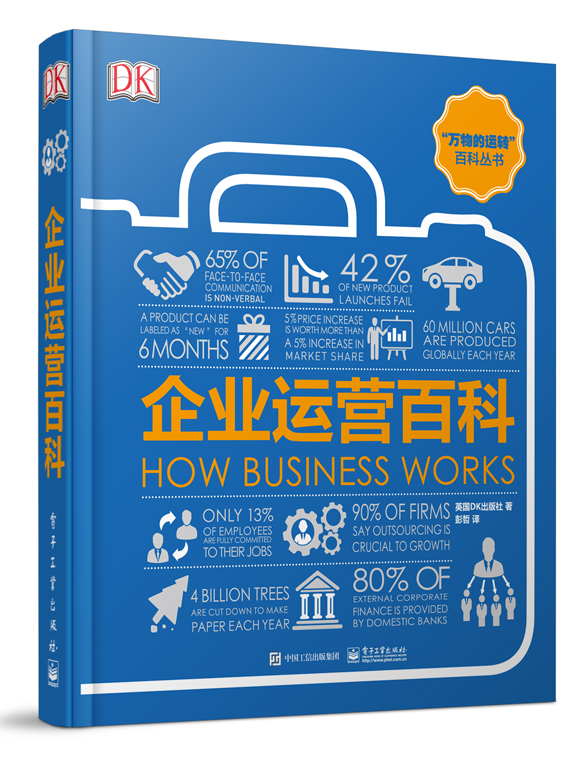 官方正版企业运营百科全彩 DK企业管理书籍公司现金流财务会计HR管理书籍企业运作运营产品供应链客户市场营销推广技巧正版