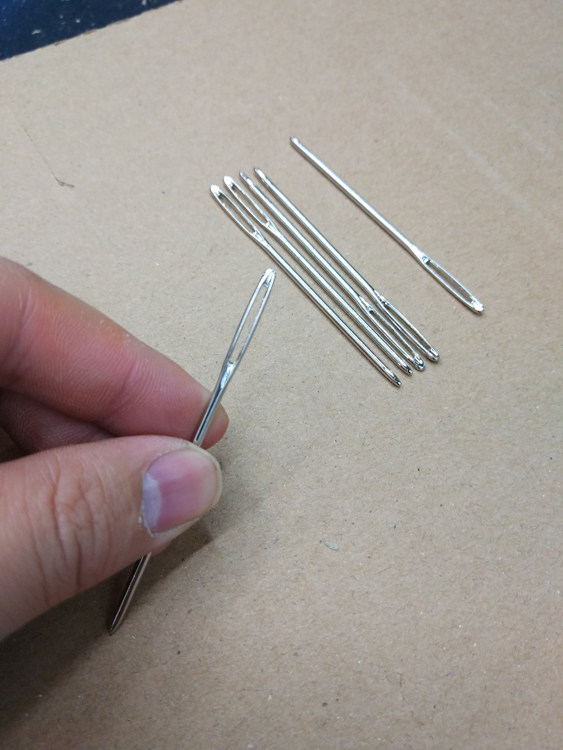 财务凭证装订针手动装订针大孔穿线针手工圆头大眼针毛线针