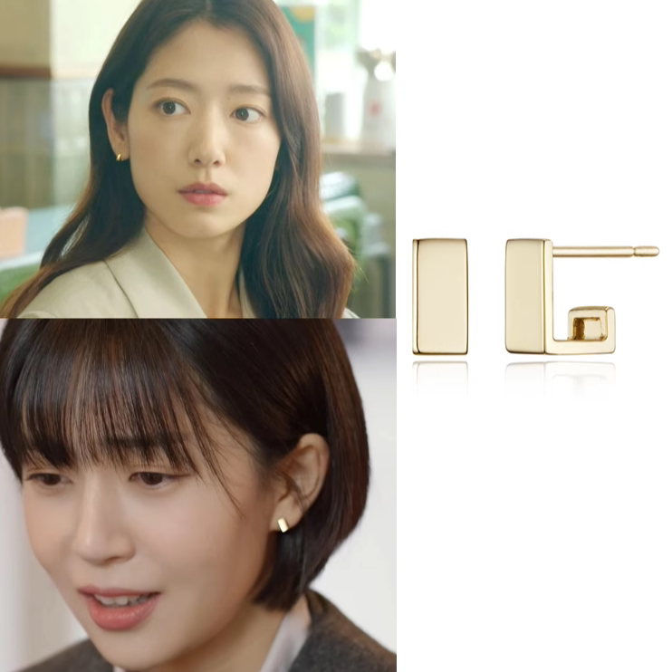 直邮~朴信惠 车艺莲 徐智慧 白珍熙同款耳环 耳钉女 正品韩国代购