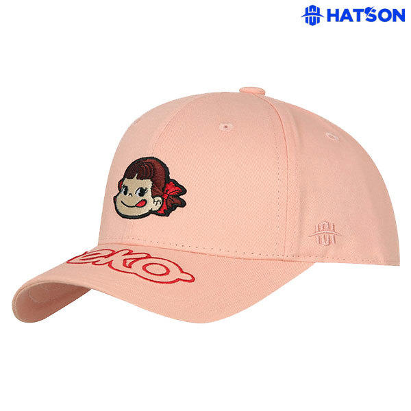 特价~韩国代购正品 HATSON X PEKO韩版卡通女孩粉色鸭舌棒球帽子