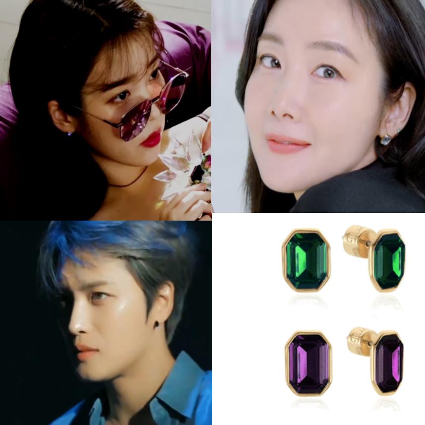 韩国代购 ritamonica正品 崔智友 李知恩 iu 金在中同款耳环 耳钉
