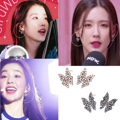 直邮~李知恩 iu 裴珠泫 赵美延同款 jealousy 耳环 正品韩国代购