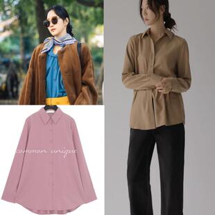 韩剧永远的君主 金高银同款 韩版翻领长袖衬衫 衬衣 正品韩国代购