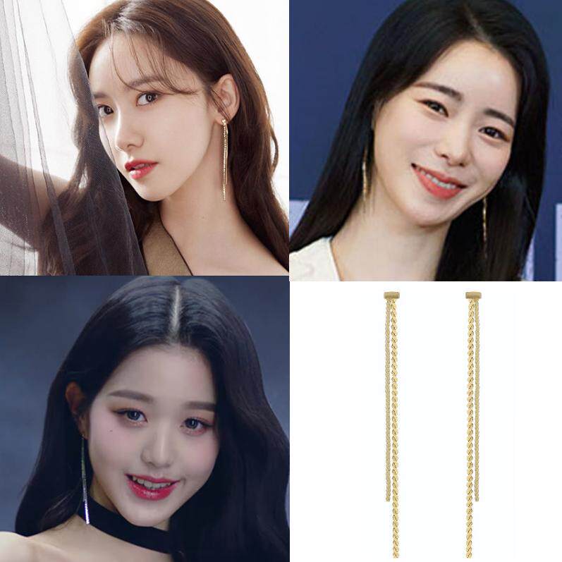 流苏长耳环ritamonica正品时尚