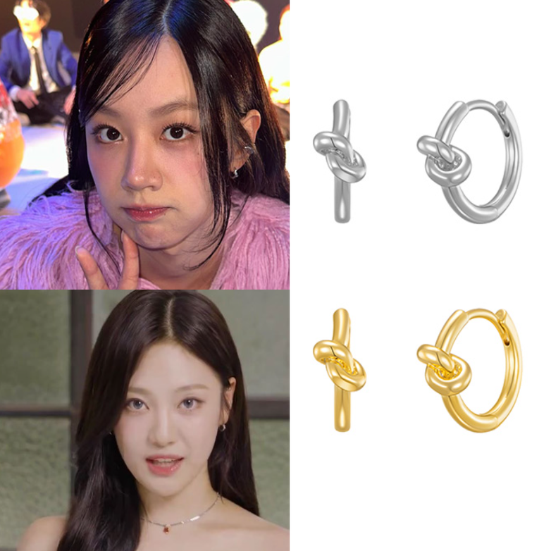 韩国正品代购 裴秀智 金泰妍 朴志效 李惠利 宁艺卓同款耳圈 耳环