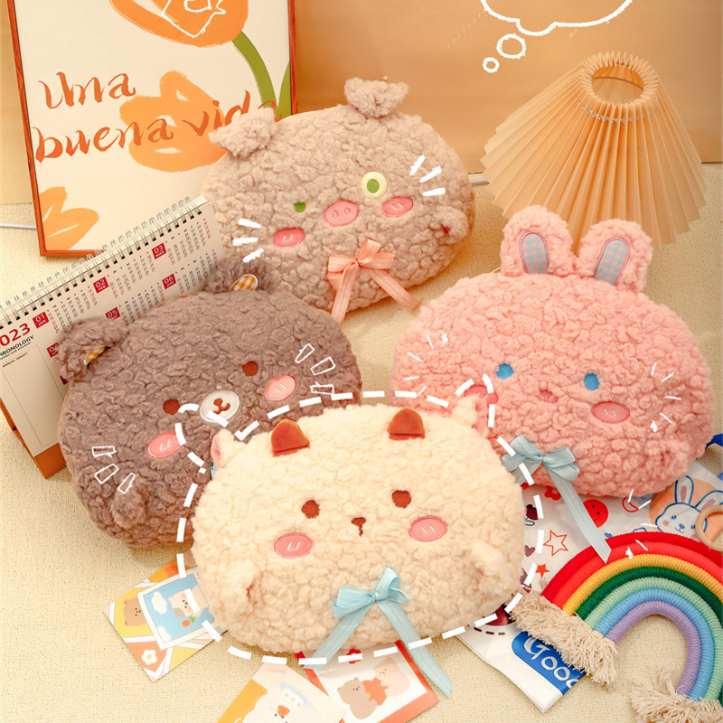 卡通防爆女生用暖手宝毛绒热敷