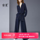 衬衫 时尚 阔腿裤 洋气长袖 套装 女2025春秋新款 气质休闲两件套潮长裤