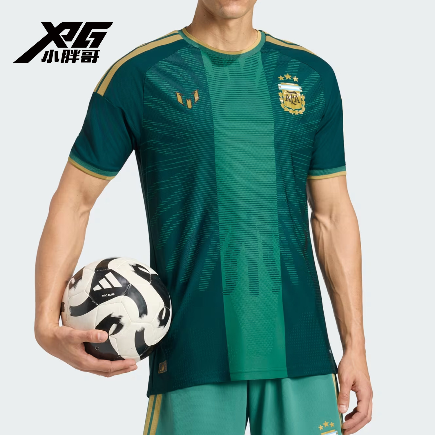 小胖哥XPG阿迪达斯2026阿根廷球员版球衣梅西纪念守门员短袖男女