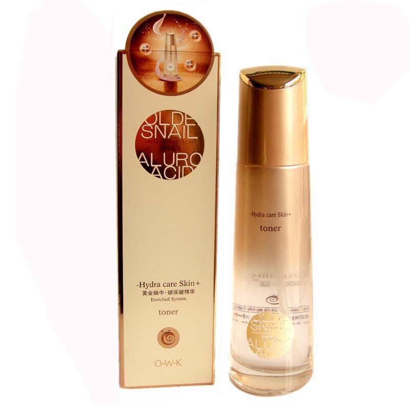 欧华蔻黄金蜗牛玻尿酸精华弹润舒颜柔肤水120ml四季用化妆品