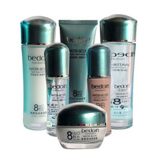 正品贝都因8杯水化妆品护理套装柔肤补水收缩毛孔保湿BB霜八杯水