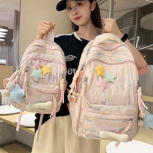 书包女生小学生初中生高颜值少女背包高中生新款男学生轻便双肩包