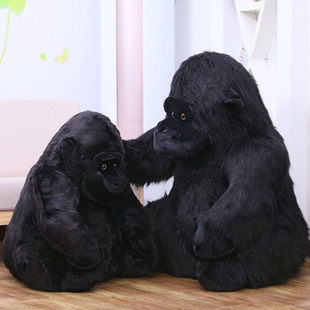 玩偶女生生日礼物 大号黑猩猩毛绒玩具金刚猴子公仔布娃娃另类个性