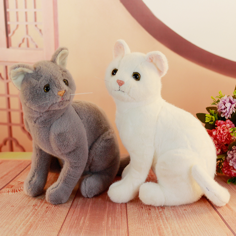 仿真猫咪布娃娃不掉毛柔软好抱