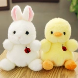 Милая кукла, плюшевая успокаивающая мягкая игрушка, белый кролик, пингвин