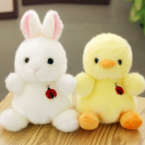 Милая кукла, плюшевая успокаивающая мягкая игрушка, белый кролик, пингвин