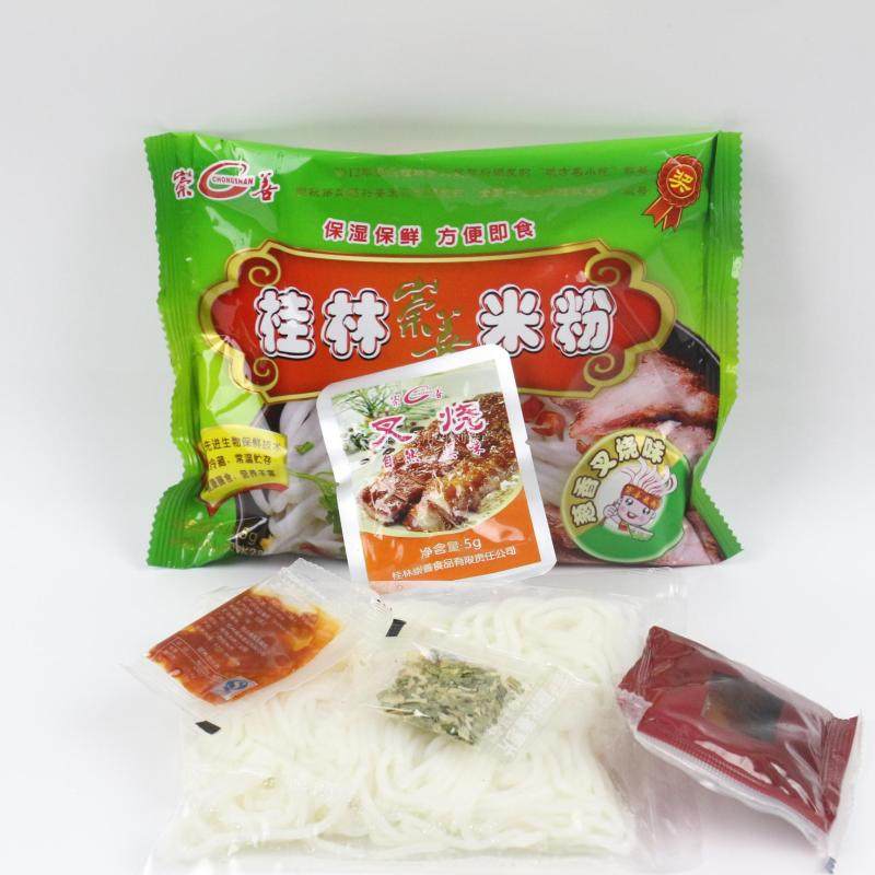 广西桂林特产崇善米粉袋装速食米粉香葱叉烧味桂林米粉包装食品