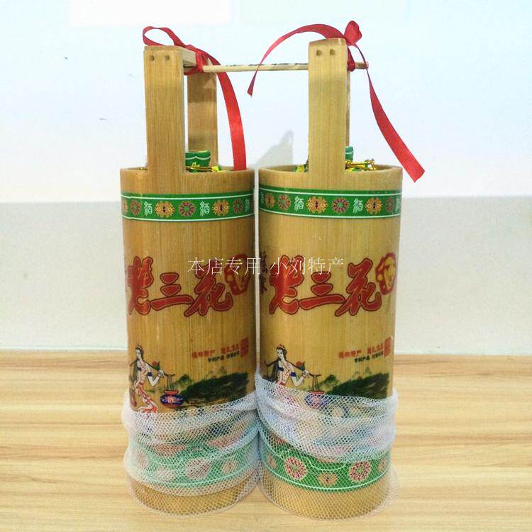 富江瑶家老三花酒竹筒酒担子酒高度米酒米香型老桂林酒桂林三宝