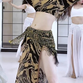 肚皮舞腰链爵士舞腰链屁帘臀巾披肩练功配饰