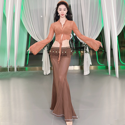 佐寒梦璐肚皮舞练功服2023冬季