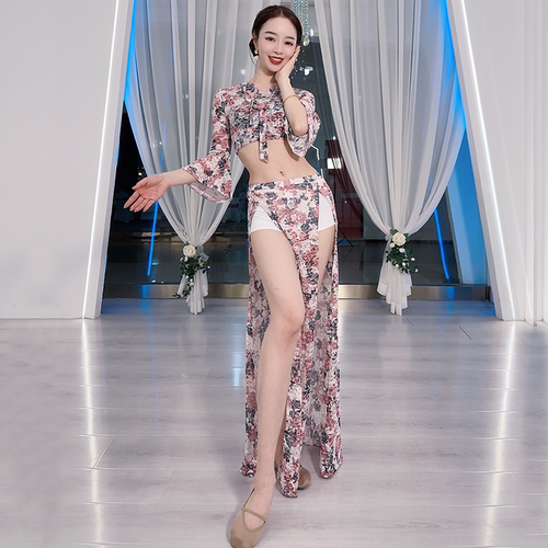 佐寒梦璐2023肚皮舞练功服套装女