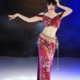显瘦表演服性感气质班服大码 佐寒梦璐肚皮舞新款 高级红色演出套装