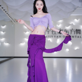 佐寒梦璐肚皮舞宁佐寒同款 练习服演出服 高级性感东方舞肚皮舞套装