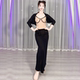 绑带黑色时尚 长袖 练功服东方舞演出服 套装 佐寒梦璐肚皮舞秋冬新款