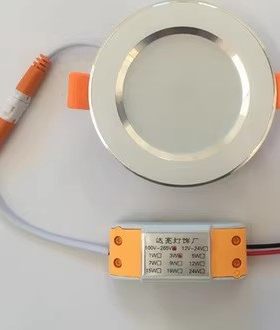 直流12v24v36v超薄筒灯 天花灯 吸顶灯18w电瓶房车船用嵌入式灯具