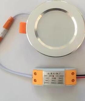 12VLED筒灯24V36V射灯3W船用电瓶机床车房低压天花灯射灯太阳能