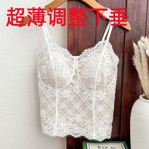 防下垂蕾丝无钢圈大胸显小