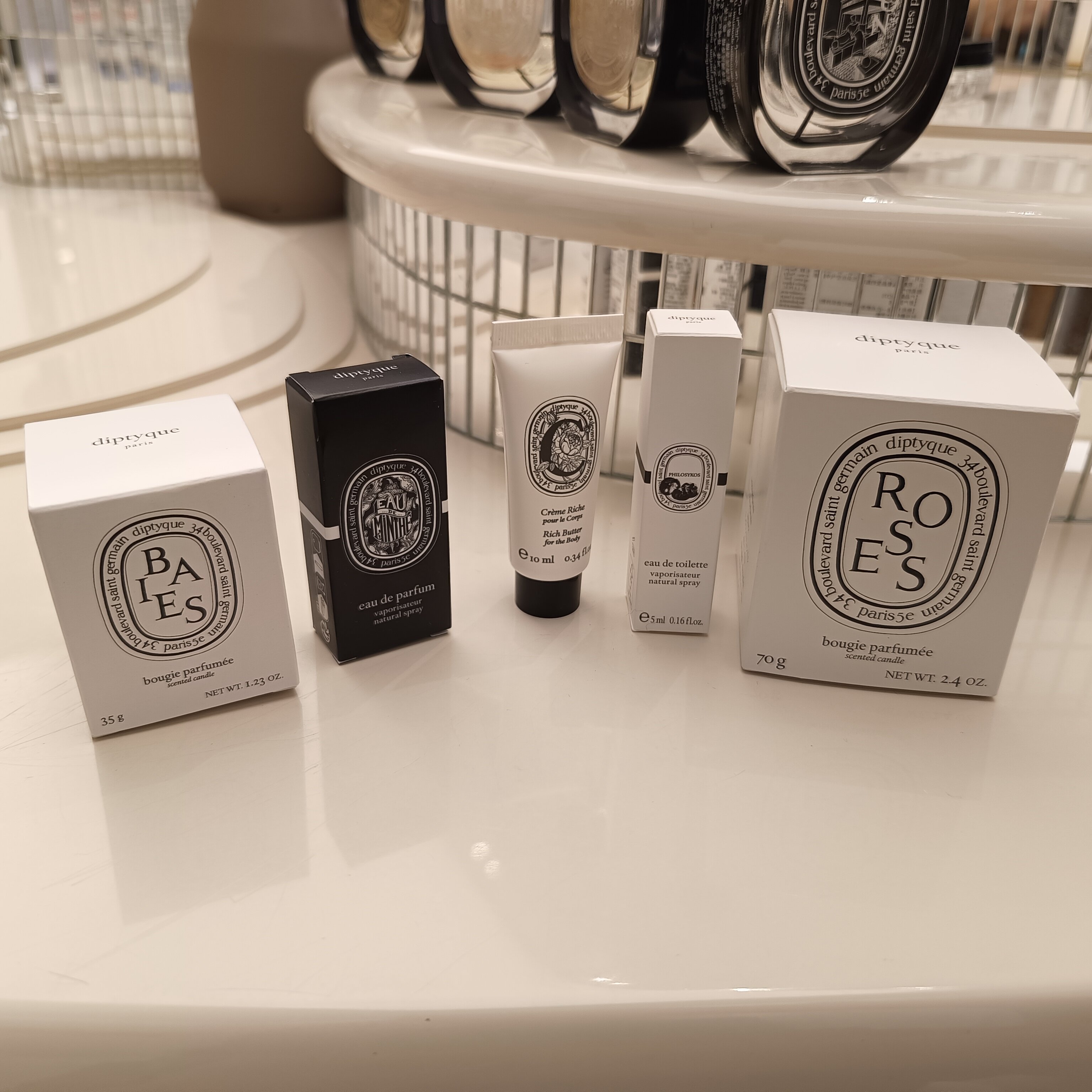 国内专柜正品小样Diptyque/蒂普提克香水/香薰蜡烛/身体乳合集