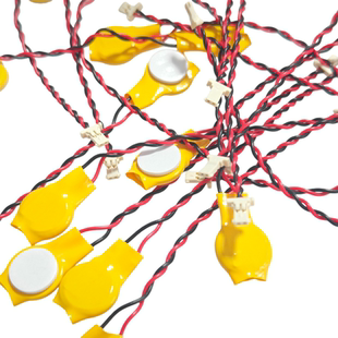 全新 CR1220 2线2孔 笔记本主板电池 CMOS电池3V BIOS电池 带线