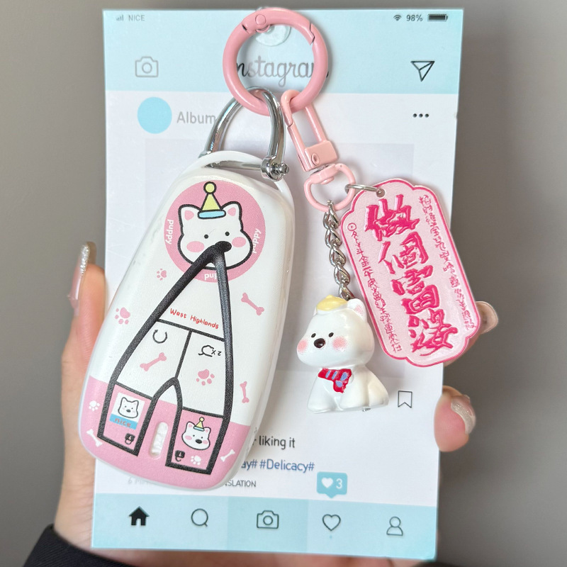 适用长安cs75plus钥匙套univ三代cs55二代cs35逸动逸达z6欧尚x5扣